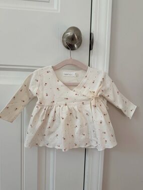 Jamie Kay Floral Wrap Peplum Top